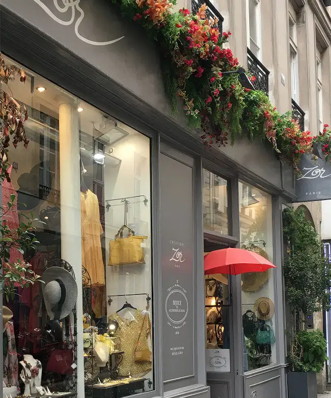 Boutique-atelier de création de bijoux Zor, quartier du Sentier à Paris